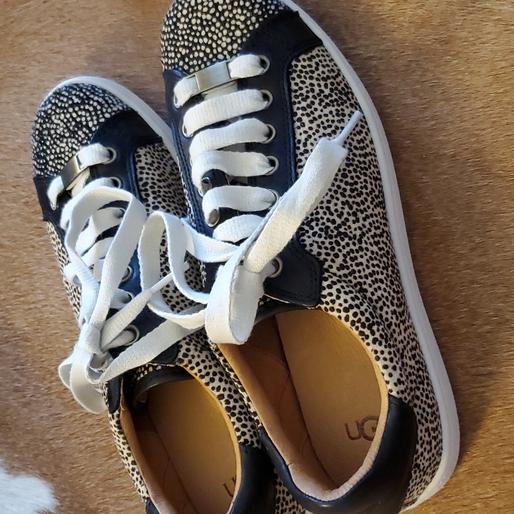 Ugg Spotted Calf Hair On Sneakers Tennis Shoes